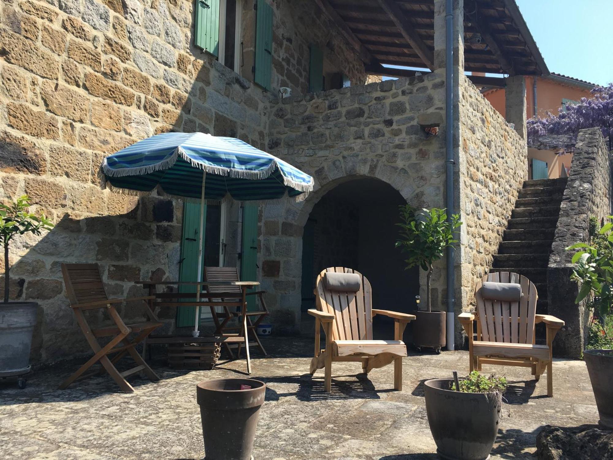 Chambre D'Hotes Au Creux Du Chambon Joyeuse Zimmer foto